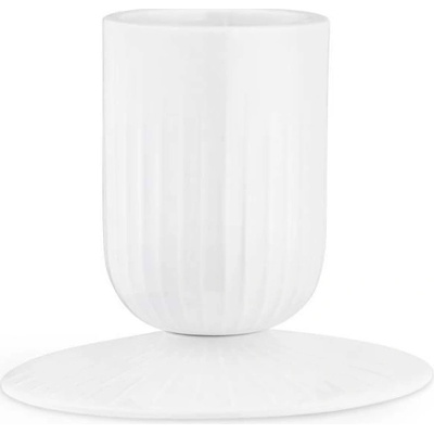 KÄHLER Porcelánový svícen Hammershøi White 10,5 cm, bílá barva, porcelán