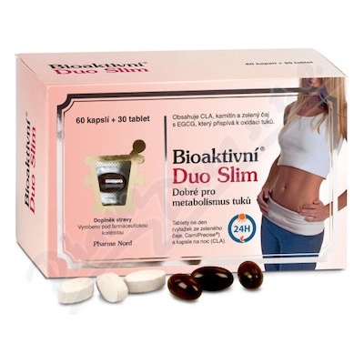 Pharma Nord Bioaktivní Duo Slim 60 kapslí + 30 tablet