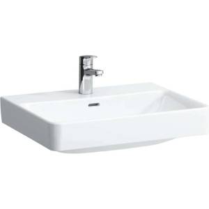 Laufen Pro S - Умивалник, 60x47 см, 3 отвора за смесител, с LCC, бял H8109634001081 (H8109634001081)