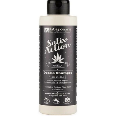 laSaponaria laSaponaria Men sprchový gel s konopím BIO 200 ml