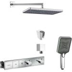 SANITINO - Душ гарнитура Hansgrohe със смесител и скрито тяло, аксесоари kielle, хром SANI21HKK017 (SANI21HKK017)