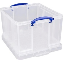 Really useful Products Ltd. Plastový úložný box 42 l s víkem transparentní