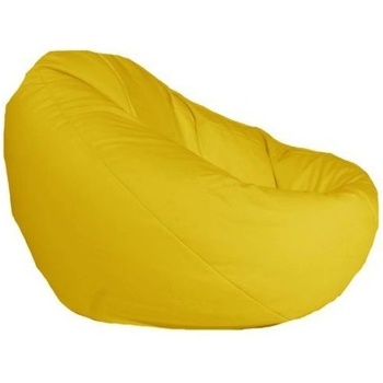 PUFRELAX Пуф, круша, 320л. , Nirvana Grande - Teteron Yellow Quince, За открито, Перящ се калъф, Пълнеж от Полистиролни перли (PUF-G-NGR-TEX-YLQ)