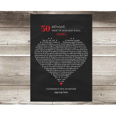 50 důvodů, proč tě máme rádi (nebo i jiný počet důvodů) :0) – Zboží Mobilmania