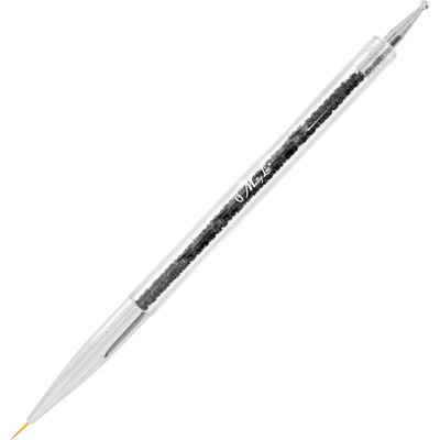 MollyLac Zdobiaci štetec a sonda 2in1 Black 0