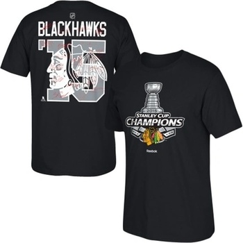 Reebok Tričko Chicago Blackhawks 2015 Stanley Cup Champions Signature