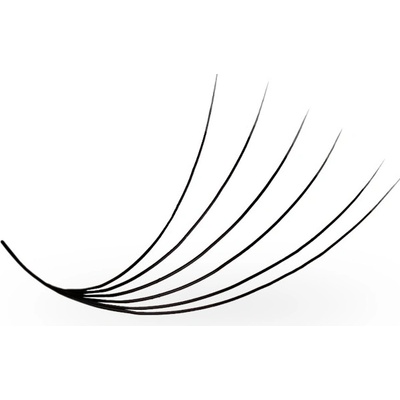 Luxury Lashes 6D Riasy Premium sypané v hotovom vejáriku 1 000 Ks Zakrivenie umelých rias: D, Dĺžka umelých rias: 8 mm, Hrúbka rias: 007