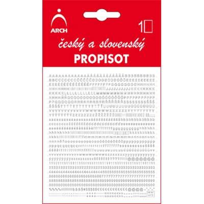 Propisoty Čísla/písmena bílá – Sleviste.cz