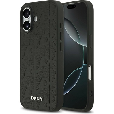DKNY PU Leather Grid Pattern Magsafe Задна обвивка за iPhone 17 Black DKNY | Cheren | МЪЖЕ | UNI