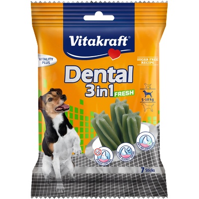 Vitakraft Зъбни пръчици fresh s 7 бр. , 5-10 кг