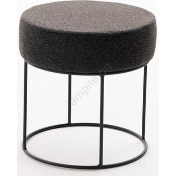 Asir Табуретка relo, Ø 40 см, тъмно кафява (as3173)