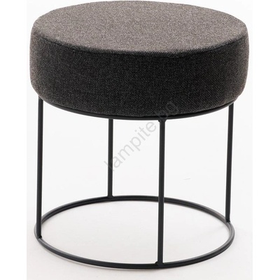 Asir Табуретка relo, Ø 40 см, тъмно кафява (as3173)