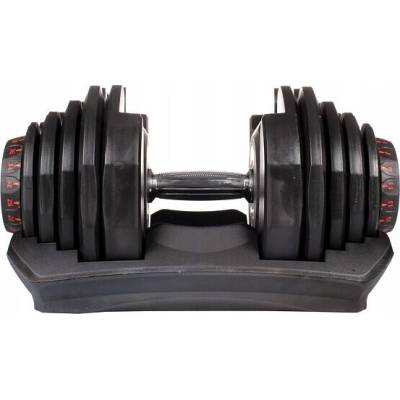 Merco Pogumované jednoručné činky 1 x 40 kg 1 ks