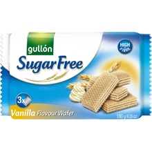 Gullón Vanilla Wafer oblátky plnené krémom s vanilkovou príchuťou bez cukru 3 x 60 g
