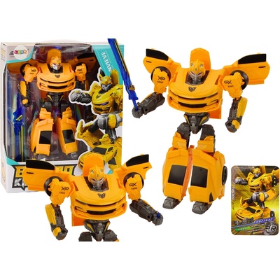 LEAN TOYS Auto-Robot 2v1 Transformers žltá