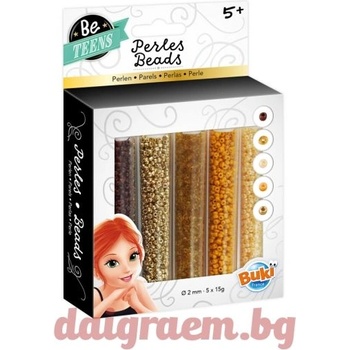 Image 1 of Buki France Комплект 5 цвята мъниста buki pe009 (bkpe009)