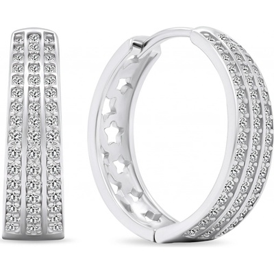 Brilio Silver náušnice EA459W
