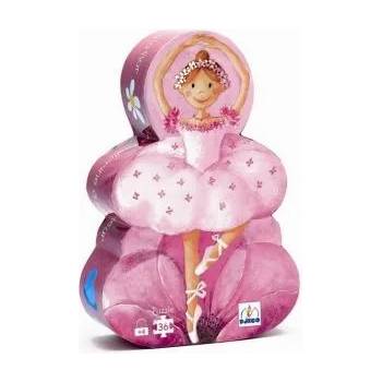 DJECO - Детски пъзел Балерина с цвете (DJ07227)