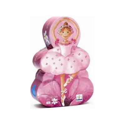 DJECO - Детски пъзел Балерина с цвете (DJ07227)