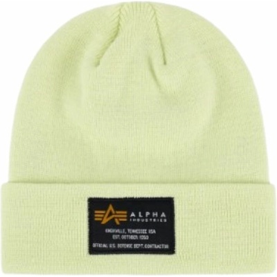 Alpha Industries Crew Beanie arctic lime