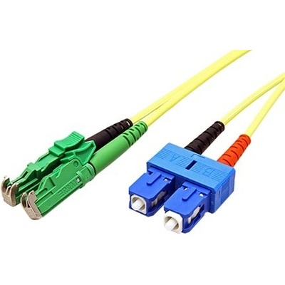 EFB O0939.10 Optický patch, SC - E2000/APC, 9/125 (singlemode), LSOH, 3mm, duplex, 10m