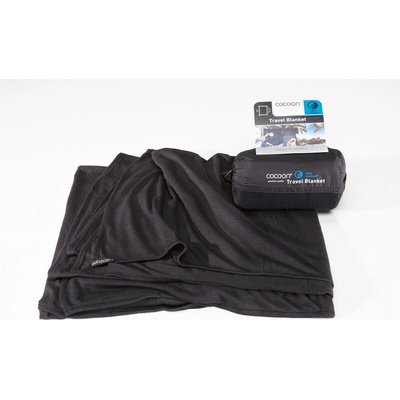 Cocoon Cestovní deka Travel Blanket Coolmax černá