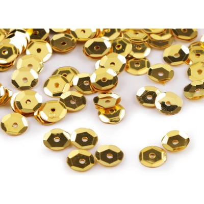 Prima-obchod Flitry lomené Ø6 mm, barva 6 zlatá