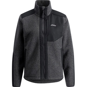 Lundhags Дамско вълнено яке Lundhags Women's Saruk Wool Pile Mid Full Zip Fleece jacket - Charcoal (105-6071-0113)