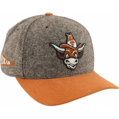 Zephyr Texas Longhorns NCAA Tweed Pinched Crown