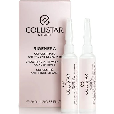 Collistar Rigenera Smoothing Anti-Wrinkle Concentrate интензивна грижа против бръчки 2x10ml