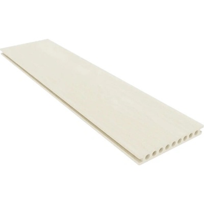 Terasová doska WPC Safari White 161x21 mm plný odľahčený profil, dĺžka na prianie 1-3 m