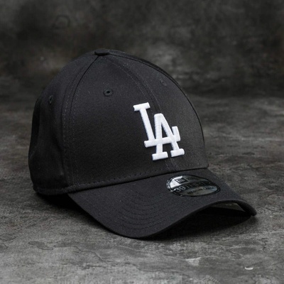 New Era 39Thirty MLB Essential Los Angeles Dodgers Cap Black/ White