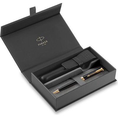 Parker Royal Sonnet Black GT sada kuličkového pera s pouzdrem 1502/5295497
