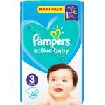 Pampers Пелени Pampers Active Baby Midi, 66-Pack, p/n PA-0202415 - Пелени за еднократна употреба за бебета с тегло от 6 до 10 kg (PA-0202415)