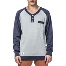 HORSEFEATHERS LUKE SWEATER (blue melange)