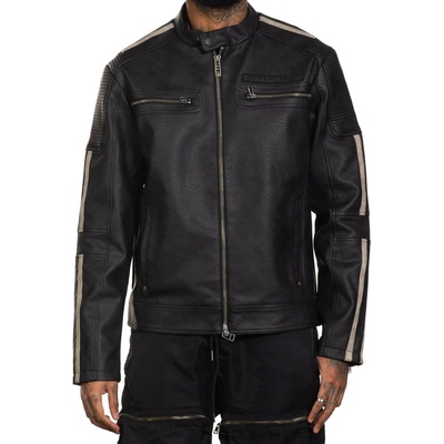 AFFLICTION мъжко яке affliction - silver chief - ЧЕРНО - 110ow407-bk