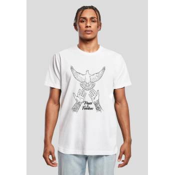 Mister Tee Тениска Peace & Freedom Tee white XXLUB-MT2828-00220 - Черен, размер XS