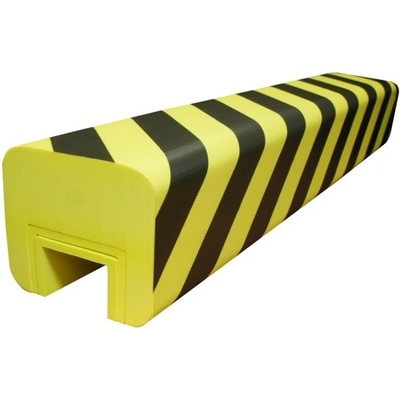 Pěnový samolepicí profil pro ocelové nosníky – 1000×180×160 mm, žluto-černá
