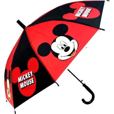 Mickey Mouse deštník dětský automatický černo červený