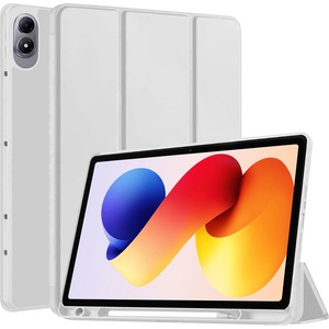 Techsuit Калъф за таблет Xiaomi Redmi Pad 2 Pro - Techsuit Flex Trifold с държач за писалка - Сив