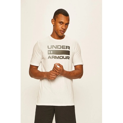 Under Armour Тениска Under Armour в бяло с принт (1329582)