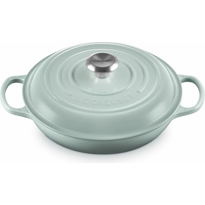 Le Creuset Kastrol SIGNATURE 26 cm 2,2 l SEA SALT litina