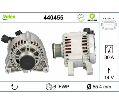 VALEO Alternátor 440455
