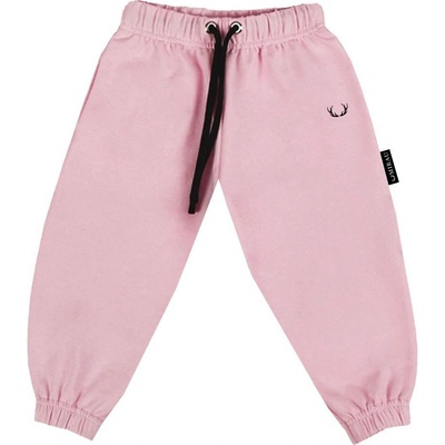 Baby dívčí kalhoty Baggy světle růžová