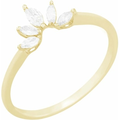 Eppi prsten s marquise lab grown diamanty Maurice R44176