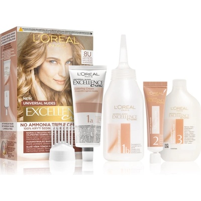 L'Oréal Excellence Universal Nudes перманентната боя за коса цвят 8U