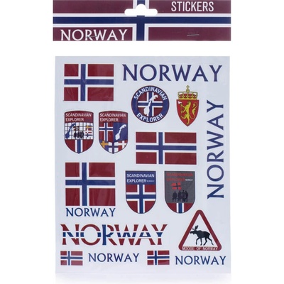 Arch samolepek Scandinavian Explorer s norskou vlajkou