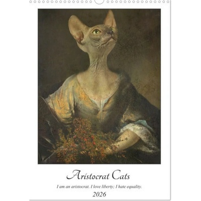 Aristocrat Cats Wall DIN A3 portrait, CALVENDO 12 Month Wall Calvendo,Elena Aldea 2026