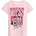 GUESS Тениска с къс ръкав в бледо розово за момиче Guess с камъни
