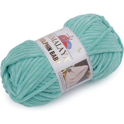 Pletací žinylková příze Dolphin Baby 100 g Varianta: 43 (80335) tyrkys sv., Balení: 1 ks 49488/120346/258793